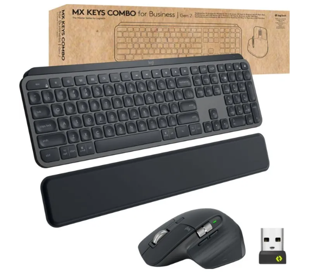 Logitech MX Keys Combo for Business - Toetsenbord en muis set